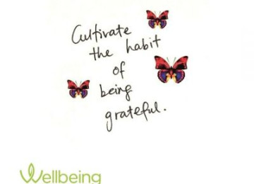 Gratitude and well-being connection